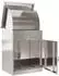 vidaXL Paketdrop-Box mit Speicher Edelstahl Silber 47,5x38x59cm (874944)