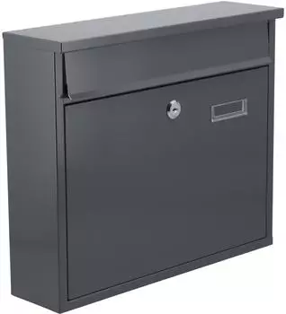 Trizeratop Briefkasten 310x360x100mm Graphit Metall (78576)