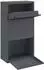 vidaXL Paketdropbox mit Speicher Anthrazit 44x22x82cm Stahl