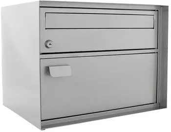 Profirst Mail PM 200 Briefkasten Stahl, silber (106119)