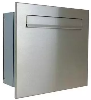 DOLS A-041 Mauerdurchwurf-Briefkasten Edelstahl, variable Tiefe 14,5-20cm (139900006600)
