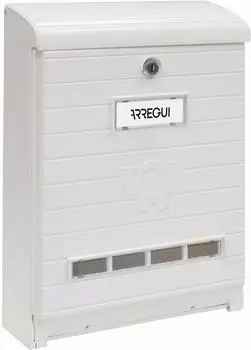 Arregui Mare Briefkasten Kunststoff Wandmontage Größe L Weiß (E1061)
