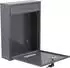Trizeratop Briefkasten 360x260x80mm Metall Graphit (TRI-78556)