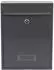 Trizeratop Briefkasten 360x260x80mm Metall Graphit (TRI-78556)