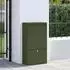 vidaXL Paketdrop-Box mit Speicher Olivgrün 44x22x82cm Stahl (874922)