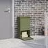vidaXL Paketdrop-Box mit Speicher Olivgrün 44x22x82cm Stahl (874922)