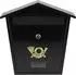 VOREL Briefkasten Metall 380x320x105mm schwarz (78580)