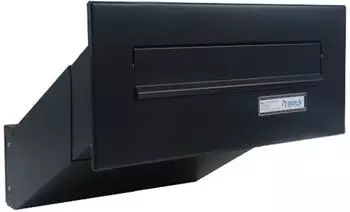 DOLS D-041 Durchwurfbriefkasten mit Namensschild, RAL 7016 Anthrazit, Mauerstärke 23-38cm (D-041)