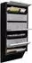 Profirst Quarten 6 Briefkastenanlage Stahl, silber/schwarz, 6 Parteien (116767)