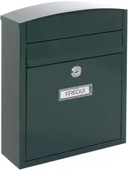 Arregui Compact Briefkasten Außenbereich, Stahl, grün (E5733)