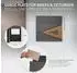 ML-Design Briefkasten mit Zeitungsfach, Stahl, anthrazit/Holzoptik, 37x36,5x11cm