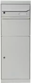 MEFA Maple 661 Paketbriefkasten Weißaluminium mit Schloss (661041M)