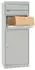 MEFA Maple 661 Paketbriefkasten Weißaluminium mit Schloss (661041M)