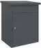 vidaXL Paketdrop-Box mit Speicher anthrazit, Stahl (874942)