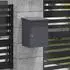 vidaXL Paketdrop-Box mit Speicher anthrazit, Stahl (874942)