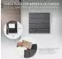 ML-Design Briefkasten mit Zeitungsfach, Edelstahl, anthrazit, 37x11x37cm (490001074)