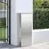 vidaXL Paketdrop-Box schwarz 44,5x29x110,5cm verzinkter Stahl (874931)