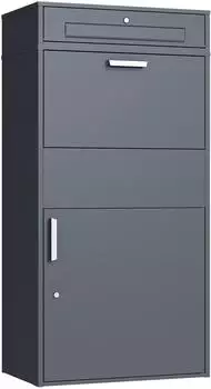 Westmann Pavo Briefkasten mit Paketbox, freistehend, Stahl, anthrazit
