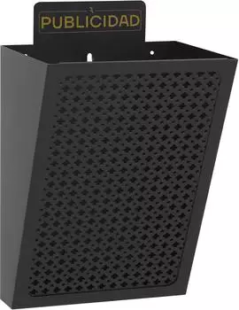 Arregui Werbeprospektbeh&auml;lter 7,5L, schwarz (E2301)