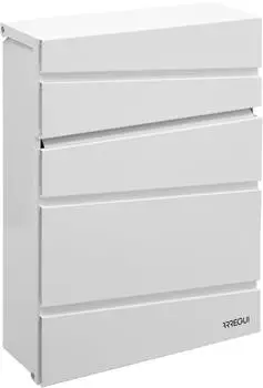 Arregui Flysch Briefkasten Stahl, Größe M, weiß (E6921)