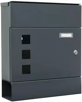 Profirst Mail PM 830 Wandbriefkasten anthrazit, Stahl (116768)
