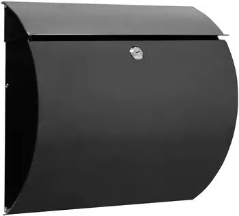 Arregui Aura Briefkasten außen, Stahl, schwarz, Größe L (E5404)