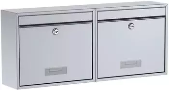 Basi Briefkasten 3er Set silber (A2170-0661)