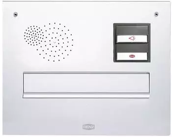Renz Frontplatte eckig für Unterputz-Briefkasten 360x280mm, Alu silber eloxiert (14014103)