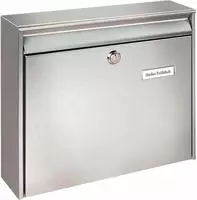 Burg Wachter - Burg W&auml;chter 20200 Borkum 3877 Ni Briefkasten Edelstahl Silber