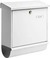 Burg Wachter - Burg W&auml;chter 32670 Comfort-set 91300 W Briefkasten Stahlblech Wei&szlig;