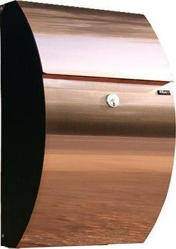 Allux Postkasten 7000 kupfer schwarz