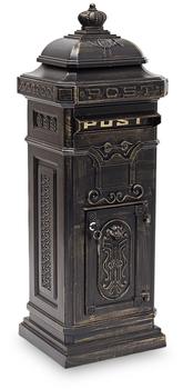 Relaxdays Standbriefkasten Antik bronze