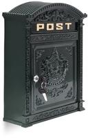 Relaxdays - Briefkasten Antik, Englischer Wandbriefkasten, Aluguss,...