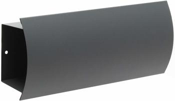 Wiltec Zeitungsrolle V2 Anthrazit, pulverbeschichteter Stahl, 320x80x140mm (60176)