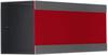 Keilbach Keilbach, Zeitungsbox glasnost.newsbox.color.red, Edelstahl-pulverbeschichtet rot RAL3001, hochwertige Verarbeitung, Klassiker seit 2000, Design Award