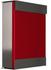 Keilbach Keilbach, Briefkasten glasnost.color.red, Edelstahl-pulverbeschichtet rot RAL3001, hochwertige Verarbeitung, Klassiker seit 2000, Design Award: FORM 2