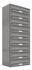 AL Briefkastensysteme Wandbriefkasten 9 Fach Auf- und Unterputzanlage RAL 9007 Aluminium Grau DIN A4