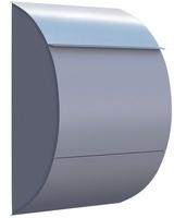 Bravios Briefkasten Jumbo Grau Metallic