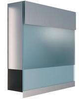 Bravios Briefkasten Manhattan Special Blue Edelstahl mit