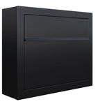 Bravios Briefkasten Elegance Schwarz