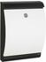 Mefa Briefkasten Puffin 300 weiß/schwarz Postkasten Sicherheitsschloss, Größe 455x320x150 mm) 300100DE
