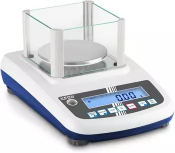 Kern & Sohn GmbH Präzisionswaage (DMS) 600g, Ablesbarkeit 0,01g (PFB 600-2)