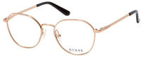 Guess GU2724 Damen-Brille inkl. Gl&auml;ser Vollrand Rund Metall-Gestell 49/16/140,...