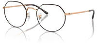 Ray-Ban RX6465 Unisex-Brille inkl. Gl&auml;ser Vollrand Geometrisch Metall-Gestell