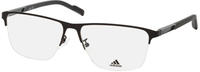 Adidas SP5048 Unisex-Brille inkl. Gl&auml;ser Halbrand Quadratisch Metall-Gestell