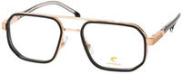 Carrera 1137 Unisex-Brille inkl. Gl&auml;ser Vollrand Pilot Metall-Gestell 55/19/145,