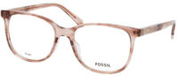 Fossil 7140 Damen-Brille inkl. Gl&auml;ser Vollrand Panto Acetat-Gestell 53/17/140, gelb