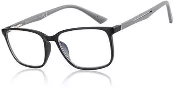 ZENOTTIC Blaulichtfilter-Lesebrille Anti-Glare schwarz