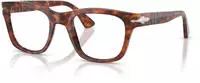 Persol 0PO3389V CECIL Unisex-Brille inkl. Gl&auml;ser Vollrand Quadratisch Acetat-Gestell