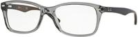 Ray-Ban RX5228 5546 (grey transparent/blue on green-brown)